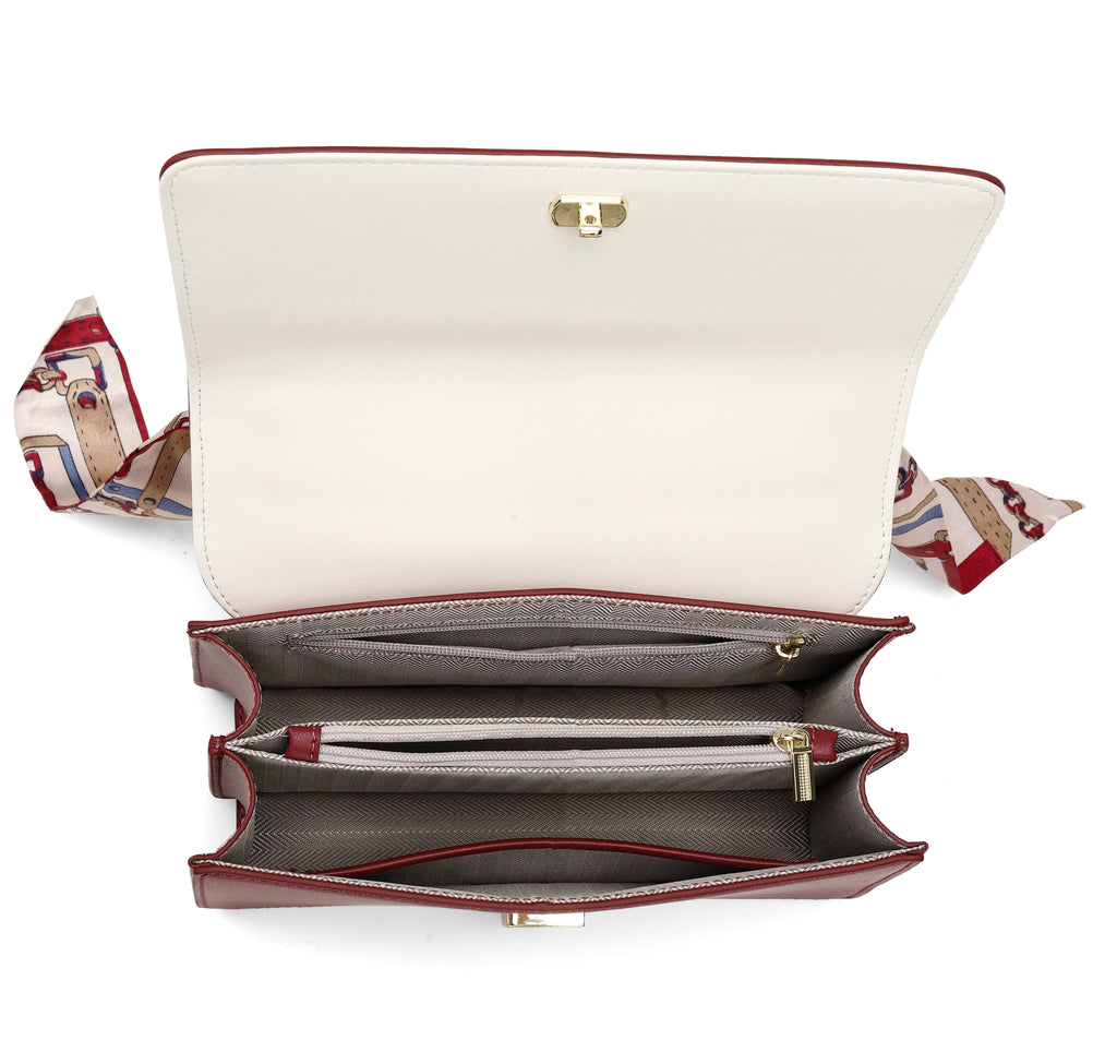 Novara Crossbody- Merlot